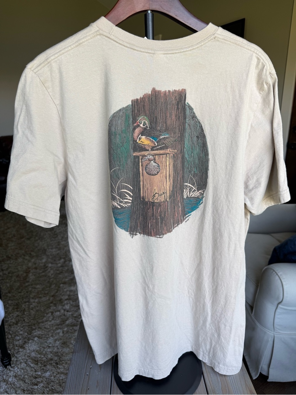 Bundle of 3 DUX Short Sleeve Tees- Gray, Charcoal and Tan, Size XL 100% Cotton - Picture 5 of 10